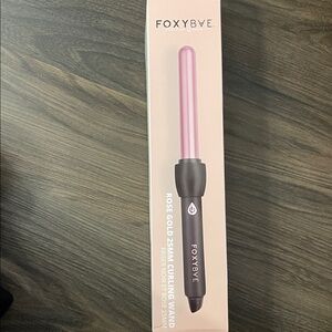 Foxybae Rose Gold 25mm Curling Wand - Pink/Black